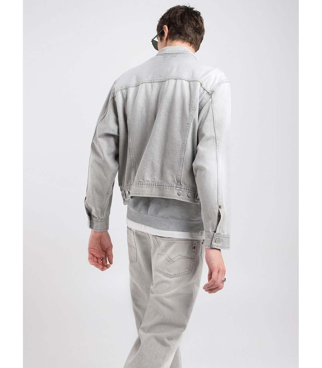 9Z1 ECO PLUS ライトデニムジャケット（セットアップモデル） 詳細画像 スーパーライトグレー 2